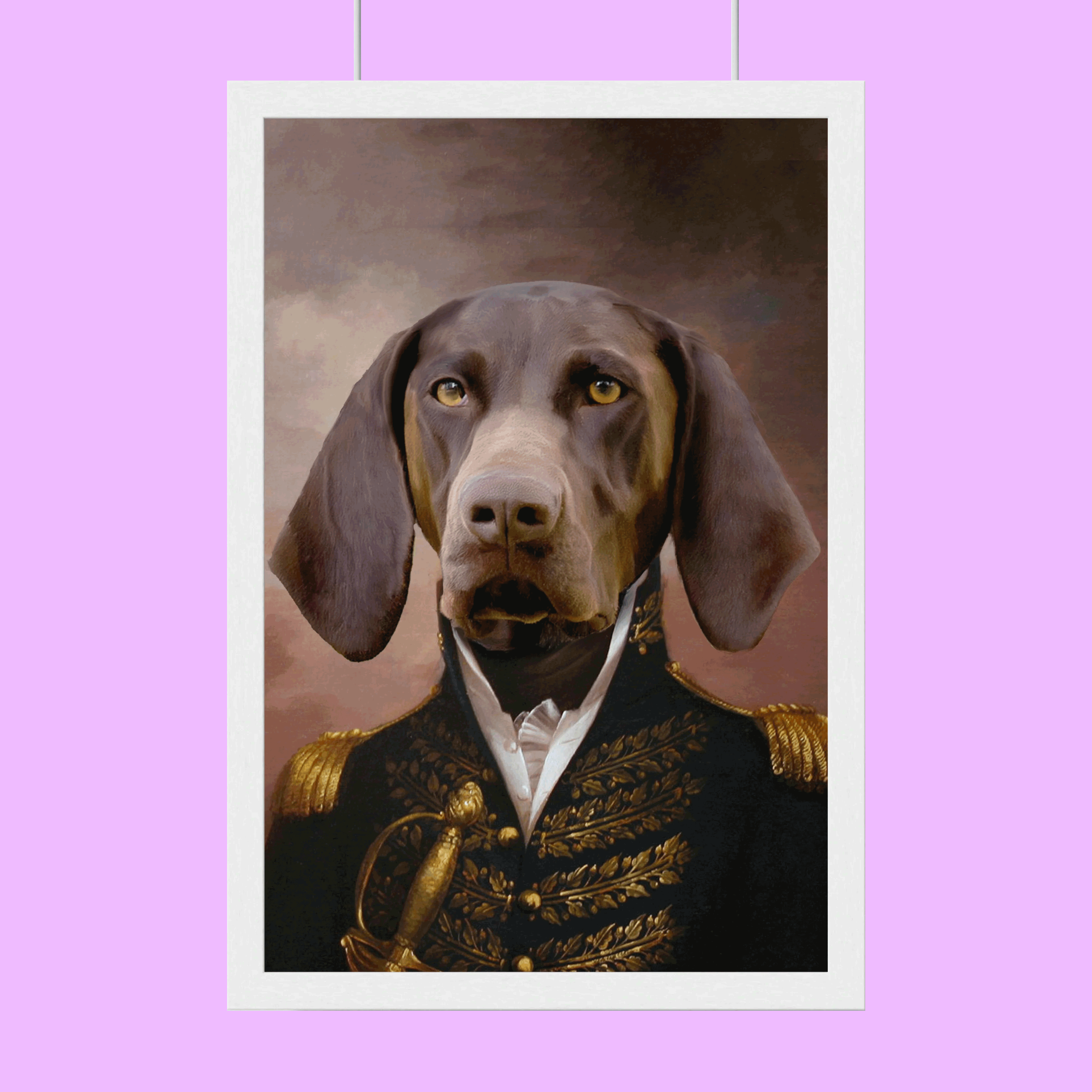 The General Pet - Custom Pet Portrait